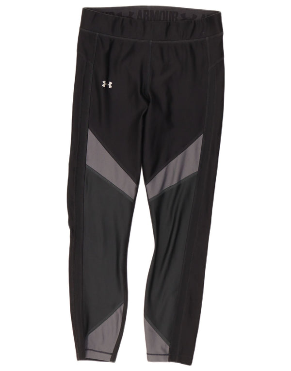 Under Armour ženske tajice UK 12 srednje crne poliesterske boje