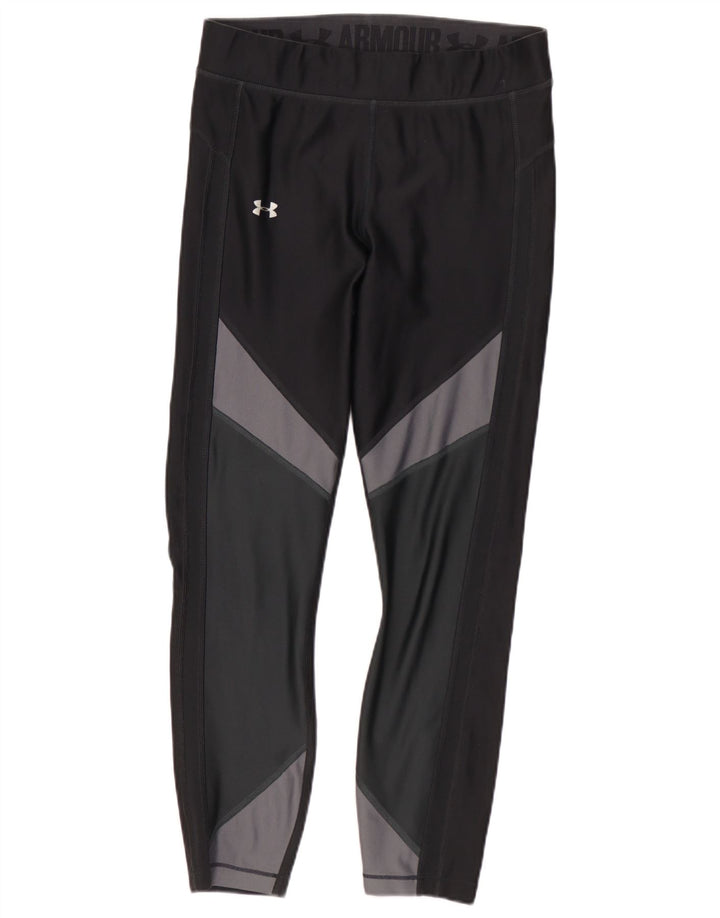 Under Armour ženske tajice UK 12 srednje crne poliesterske boje