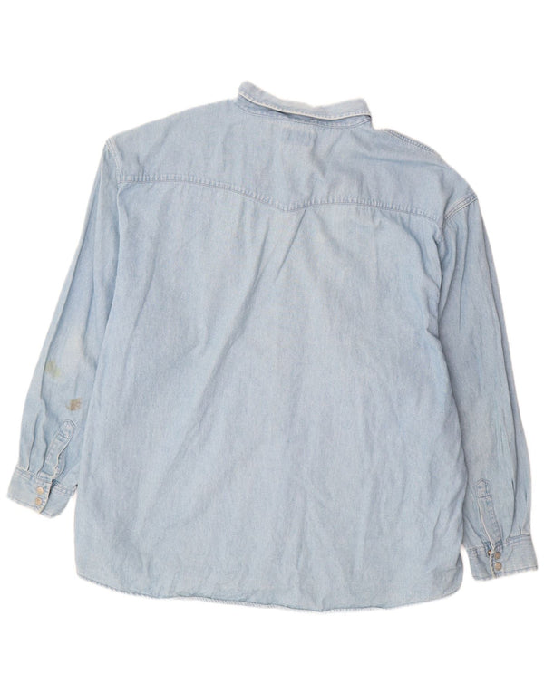 JOHN BANER Muška traper košulja 3XL plavi pamuk