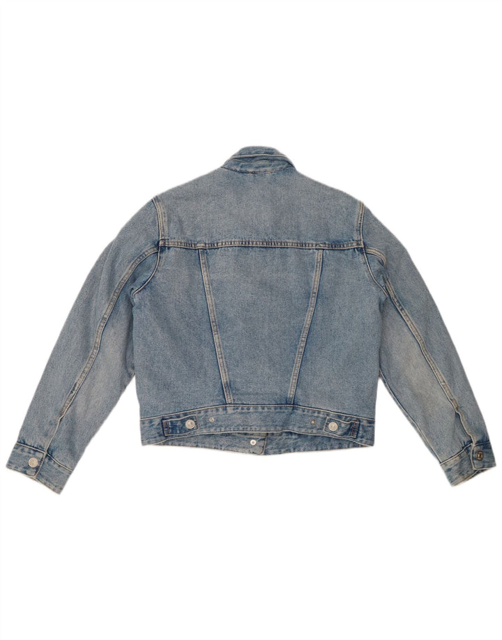 ZARA ženska jakna Sherpa od trapera UK 10, mali plavi pamuk