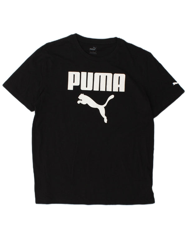 PUMA Muška majica kratkih rukava s grafičkim motivima, veliki crni pamuk