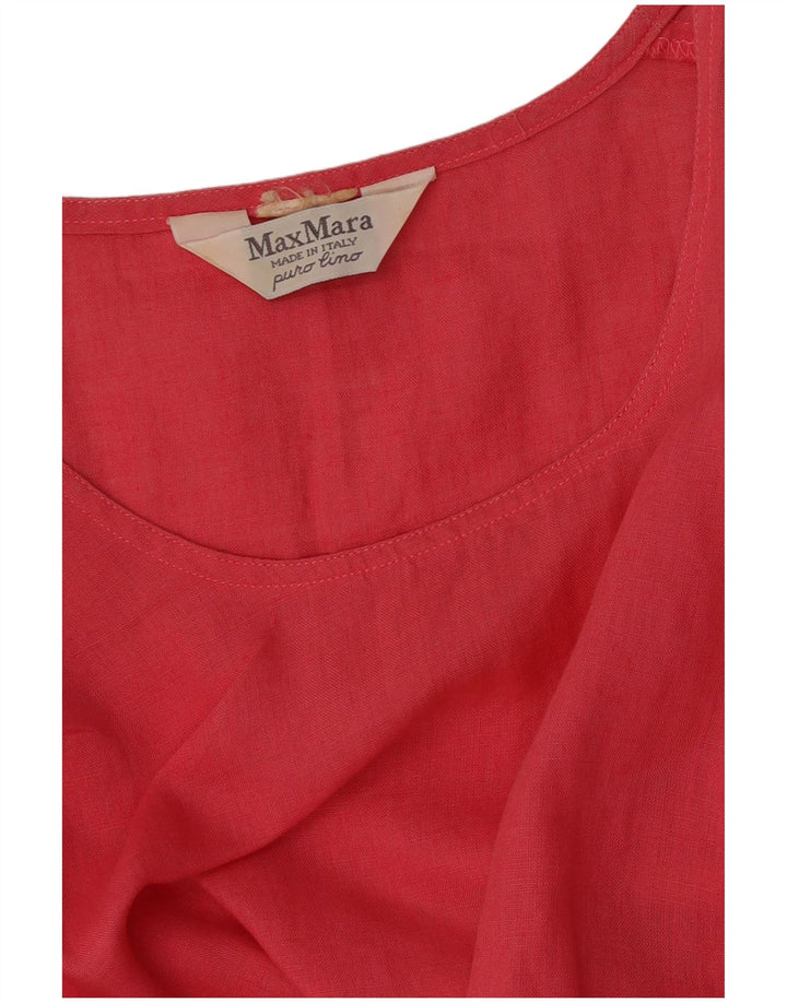 Max Mara gornji dio ženske bluze UK 12 srednje ružičaste boje