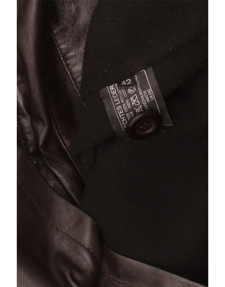 VINTAGE Mens Leather Coat UK 42 XL Brown Leather Vintage Vintage and Second-Hand Vintage from Messina Hembry 