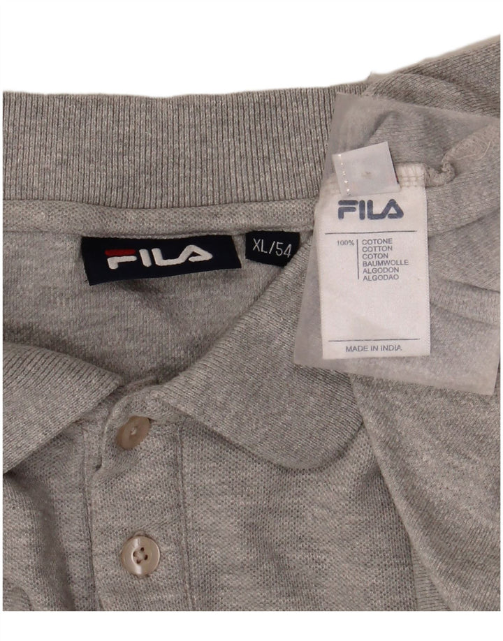 FILA muška polo majica XL sivi pamuk