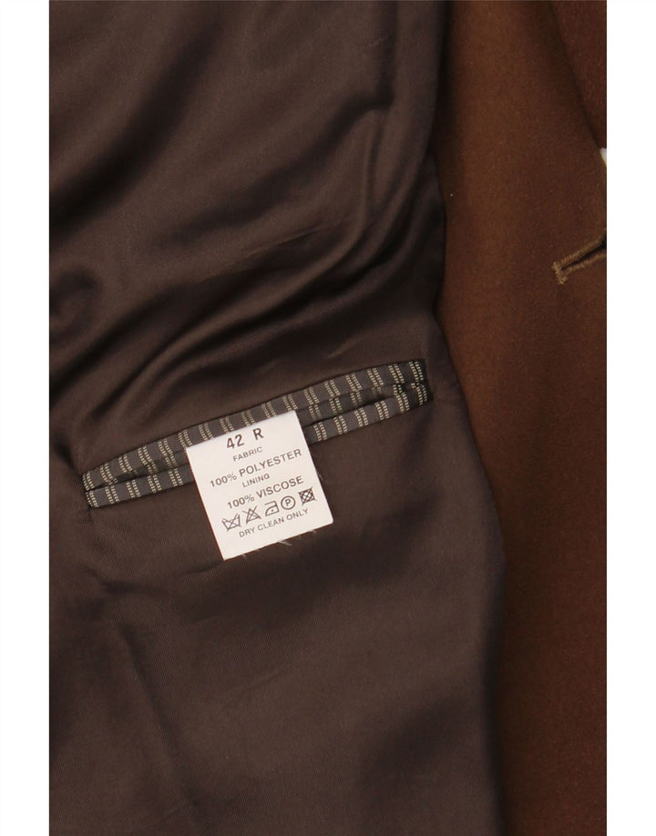 ROBBIE Muška jakna sa 3 gumba UK 42 XL smeđi poliester