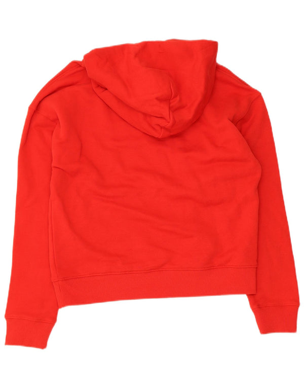 Tommy Hilfiger ženska prevelika majica s kapuljačom UK 6 XS, crveni pamuk
