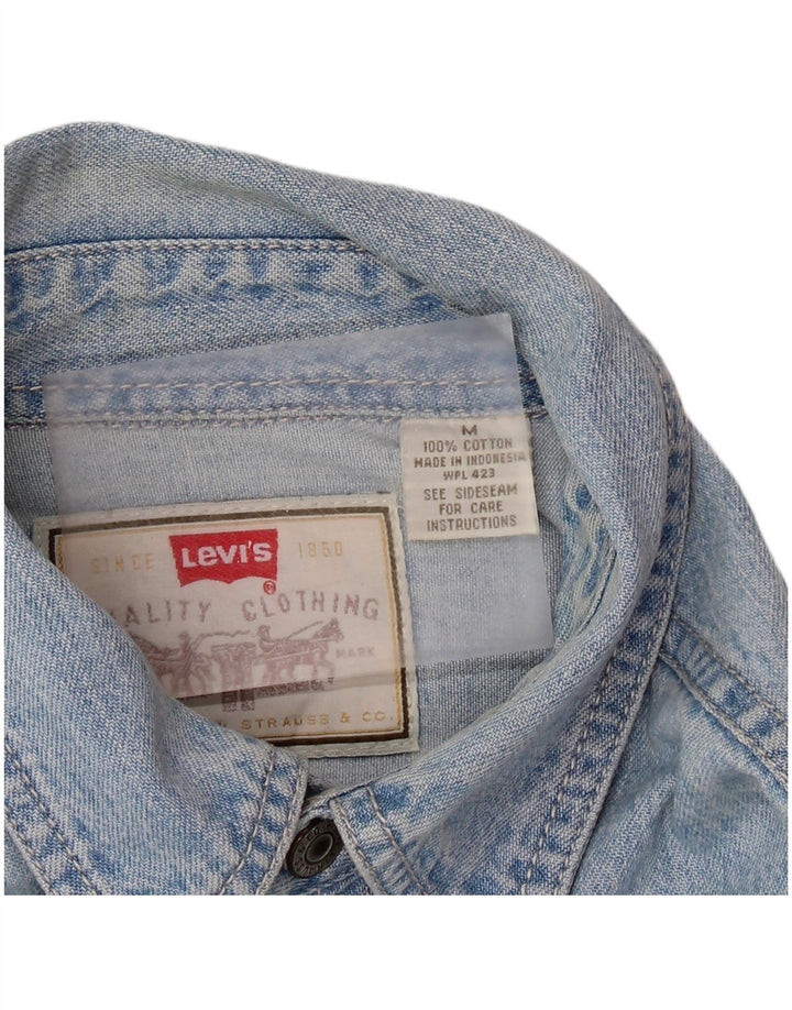 Levi's muška traper košulja Srednje plavi pamuk