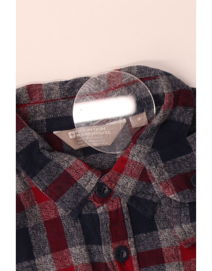 Mountain Warehouse Muška flanelska košulja Medium Raznobojni karirani pamuk