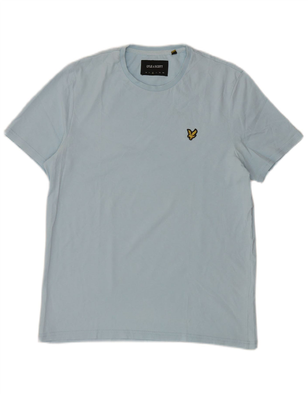 Lyle & Scott muška majica kratkih rukava Srednje plavi pamuk