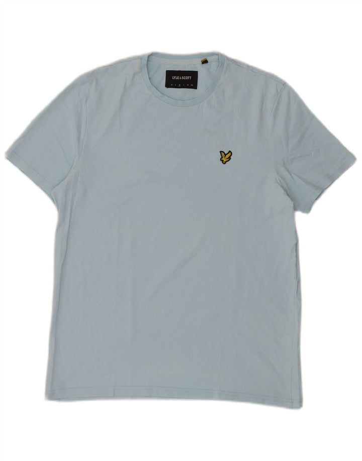Lyle & Scott muška majica kratkih rukava Srednje plavi pamuk
