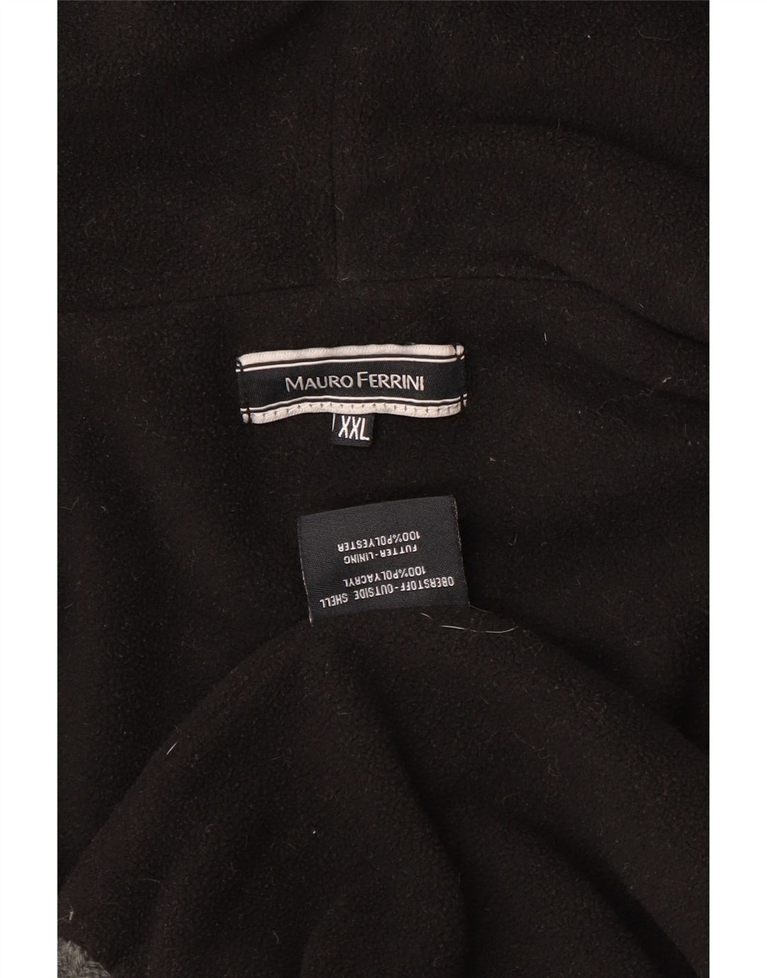 MAURO FERRINI Muški kardigan pulover s kapuljačom 2XL na višebojne pruge