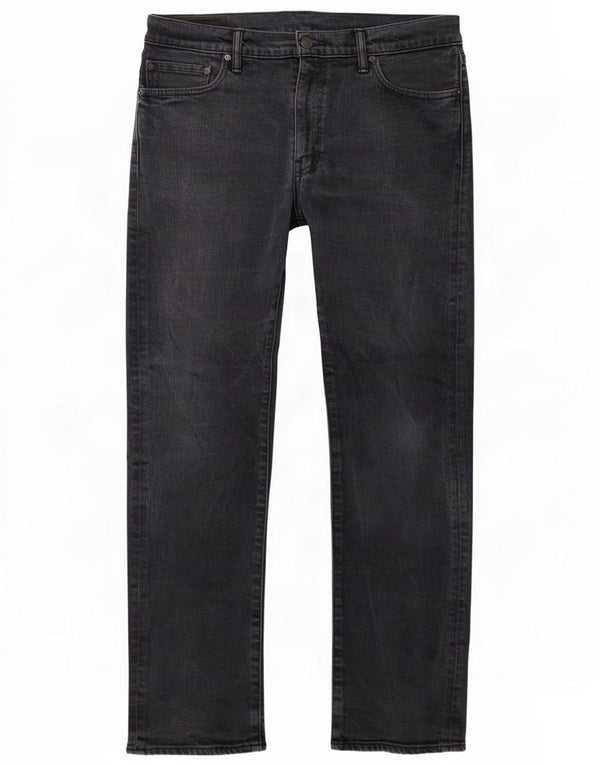Levi's Mens 504 Straight Jeans W36 L34 Grey Cotton
