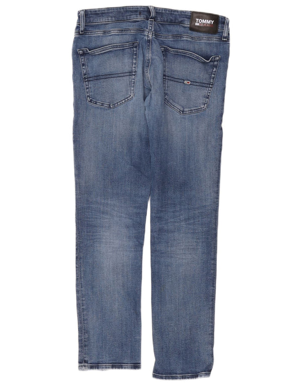 Tommy Hilfiger Mens Scanton Slim Jeans W33 L30 Plavi pamuk