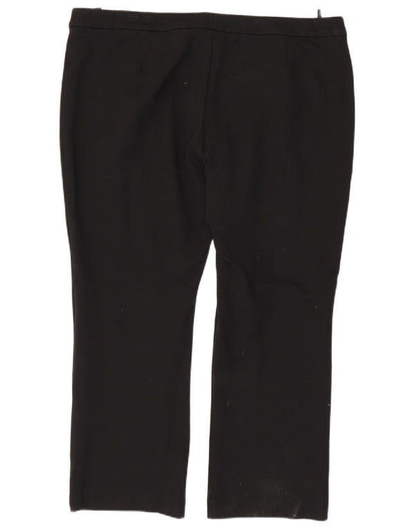 Marks & Spencer ženske skraćene hlače UK 22 3XL W42 L27 Crna viskoza