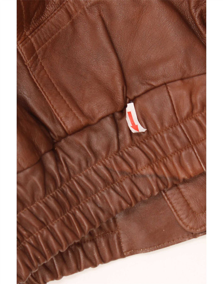 Vintage muška kožna jakna UK 40 Large Brown