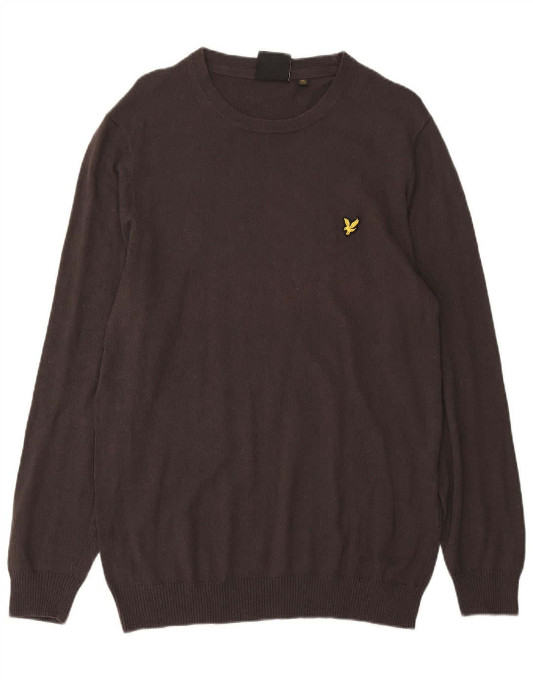 LYLE & SCOTT Mens Crew Neck Jumper Sweater XL Grey Cotton