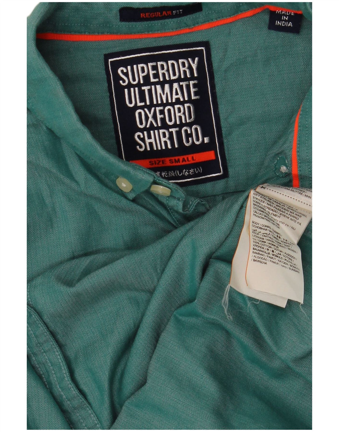 SUPERDRY muška majica standardnog kroja Mala zelena pamuk