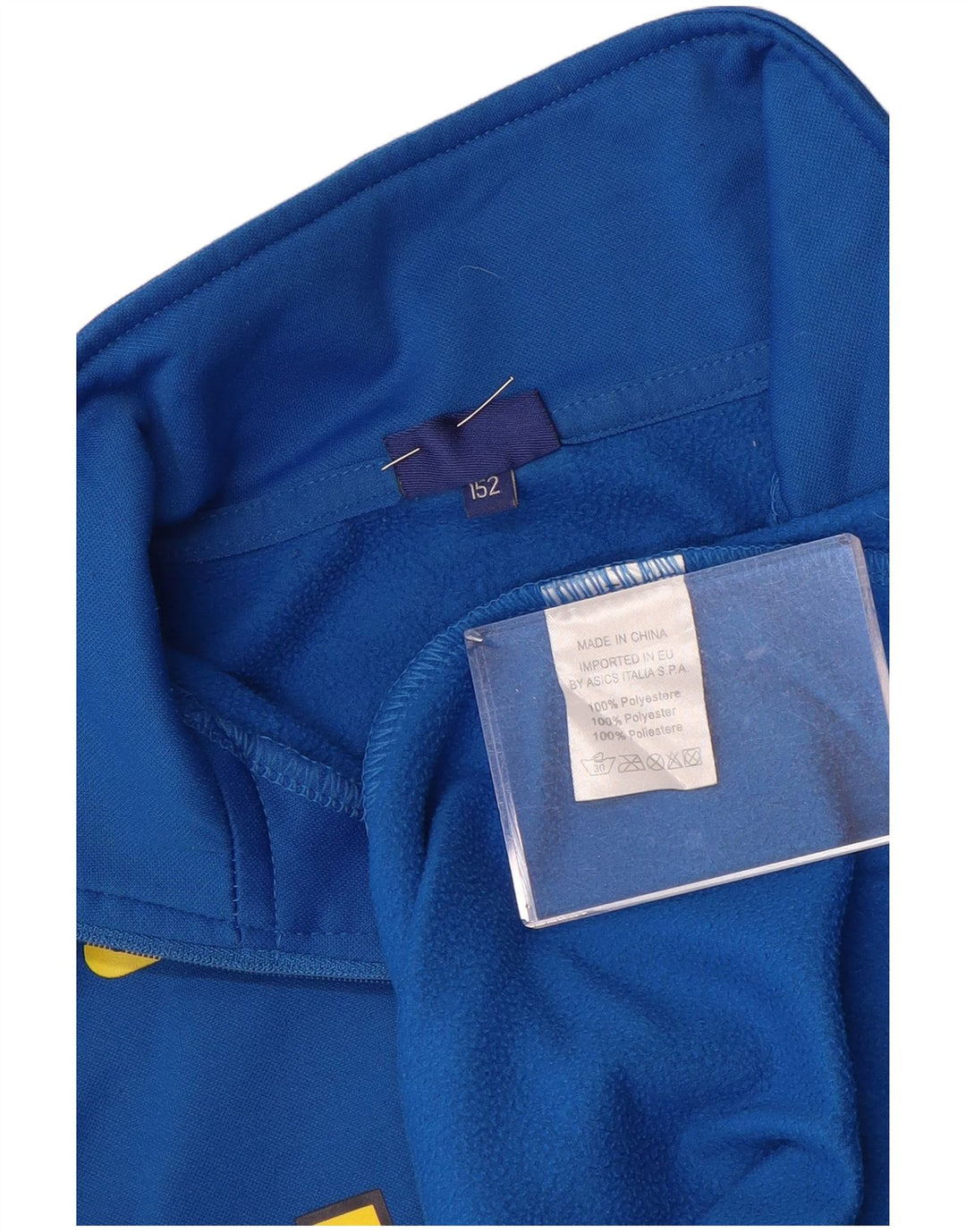 Asics Boys HELLAS VERONA Graphic Pulover Trenirka Top 11-12 Years Blue