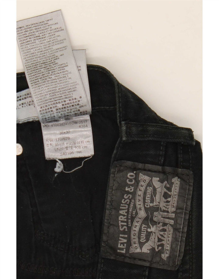 Levi's muške skraćene traperice W36 L25 crni pamuk