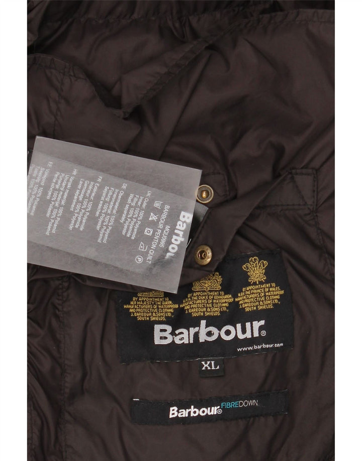 Barbour muška podstavljena jakna UK 42 XL crni poliamid