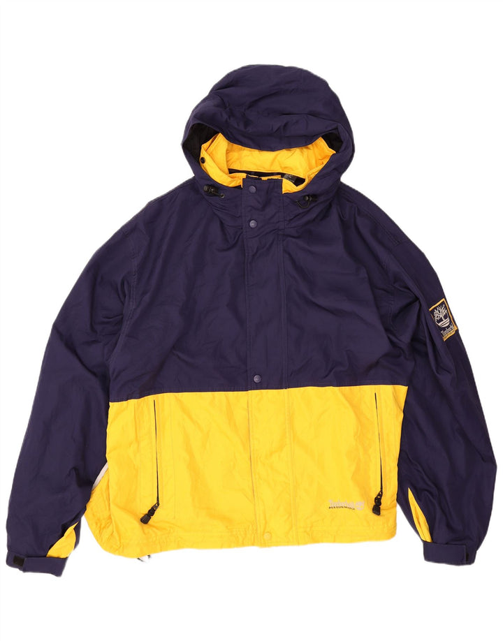 Timberland muška kišna jakna s kapuljačom UK 42 XL tamnoplava poliesterska boja