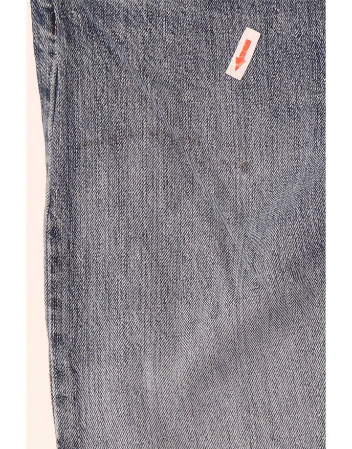Levi's muške 501 ravne traperice s oštećenjem W32 L34 plave