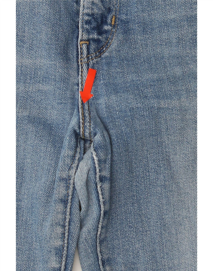 LEVI'S Womens 714 Straight Jeans W30 L28 Blue Cotton Vintage Levi's and Second-Hand Levi's from Messina Hembry 