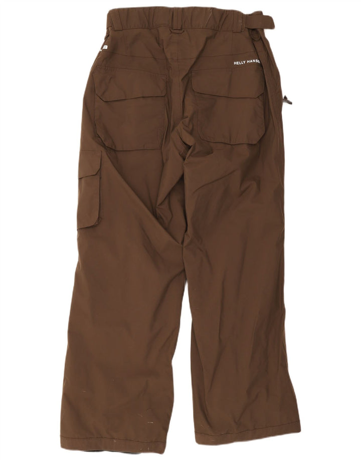 Helly Hansen muške ravne kargo hlače velike W34 L32 smeđi poliester