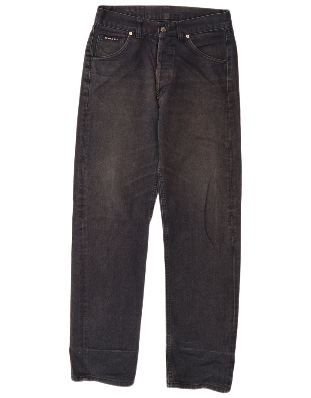 Avirex muške ravne traperice W30 L31 tamnoplavi pamuk