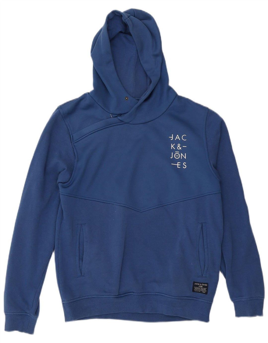 Jack & Jones muška majica s kapuljačom Core Core srednje plavi poliester