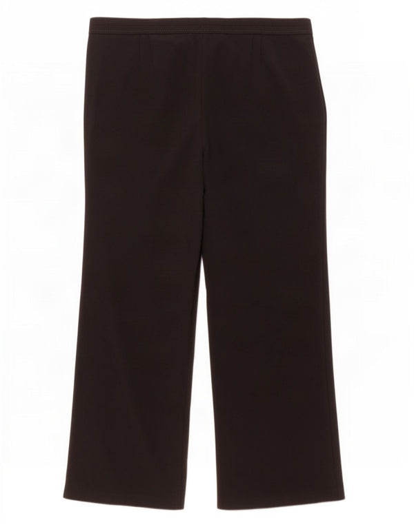 Marks & Spencer ženske široke ležerne hlače UK 16 Large W34 L29 crne