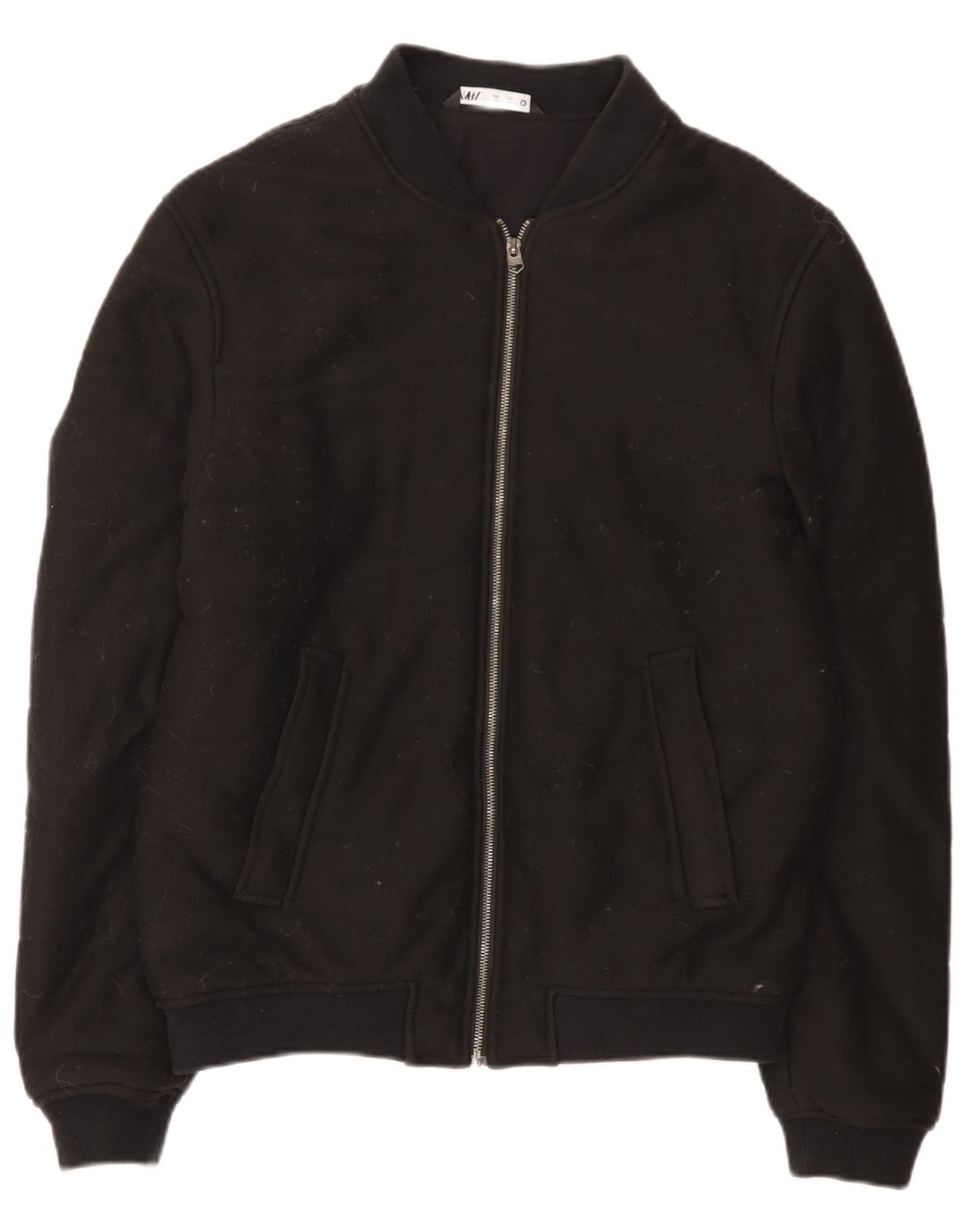 Zara muška bomber jakna UK 40 veliki crni pamuk