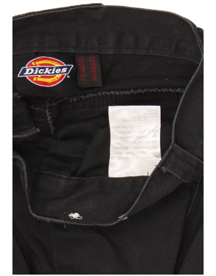 Dickies muške kargo kratke hlače W32 Srednje crni pamuk