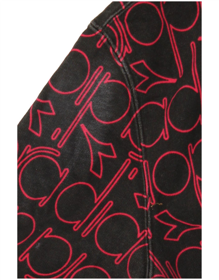 DIADORA Muška majica s kapuljačom srednje veličine, crni pamuk