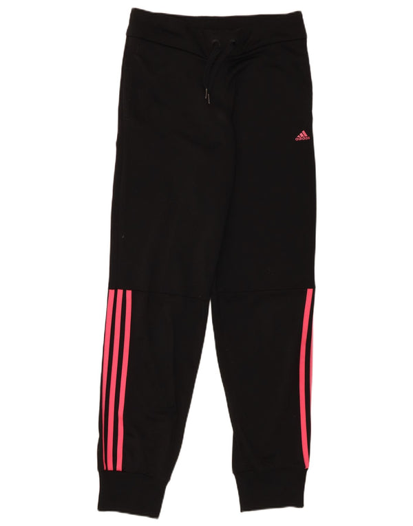 Adidas trenirka za djevojčice, hlače za trčanje, 14-15 godina, crni poliester