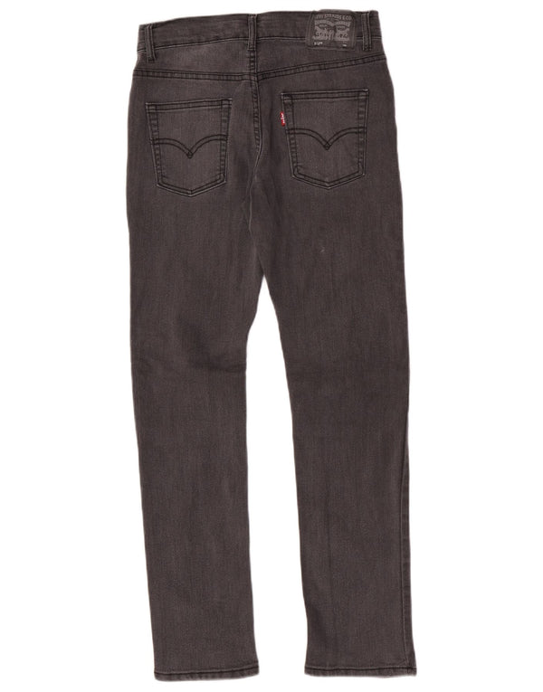 Levi's Boys 512 uske sužene traperice 13-14 godina W28 L29 sivi pamuk