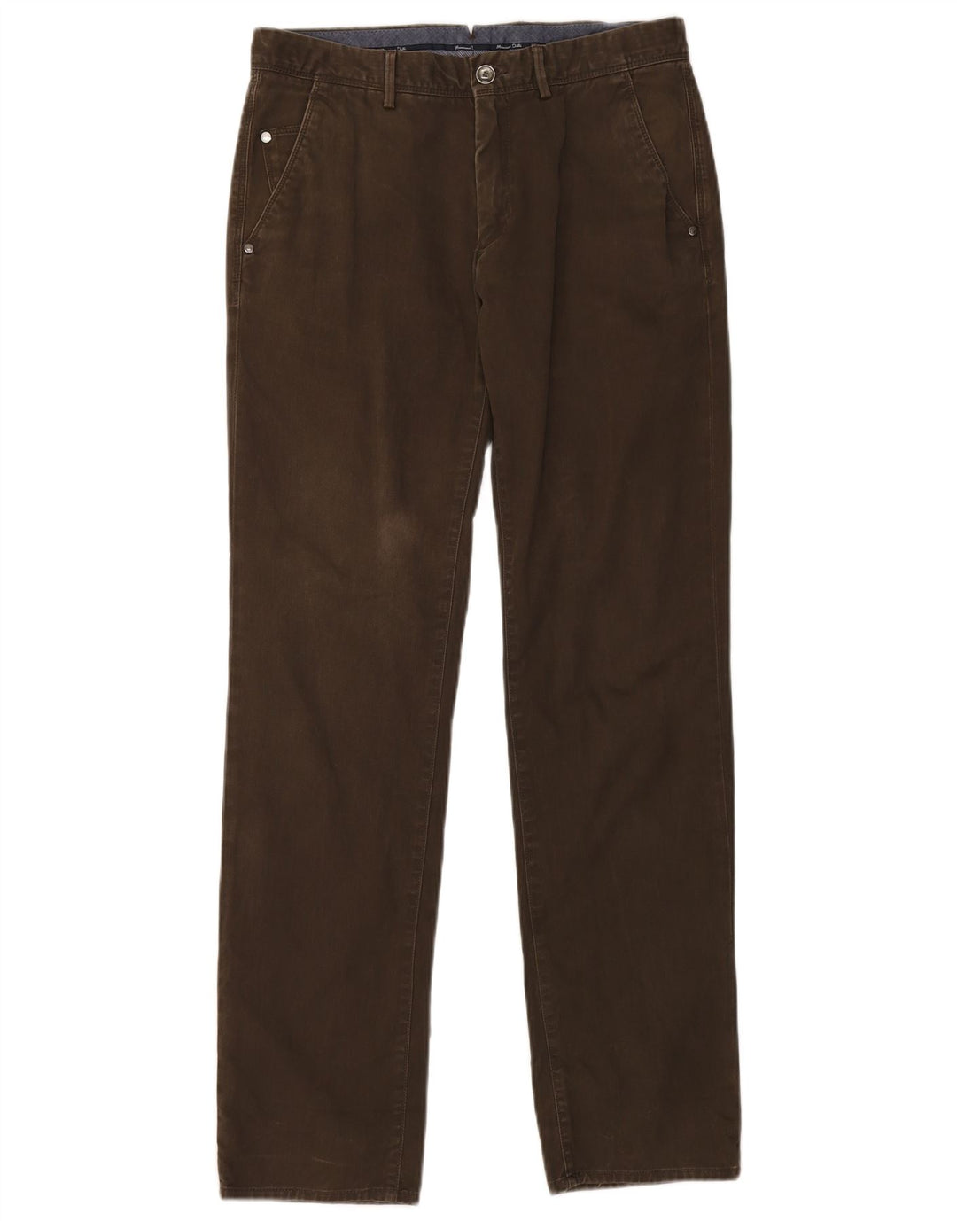 MASSIMO DUTTI Muške ravne chino hlače EU 40 Srednje W31 L32 Smeđe