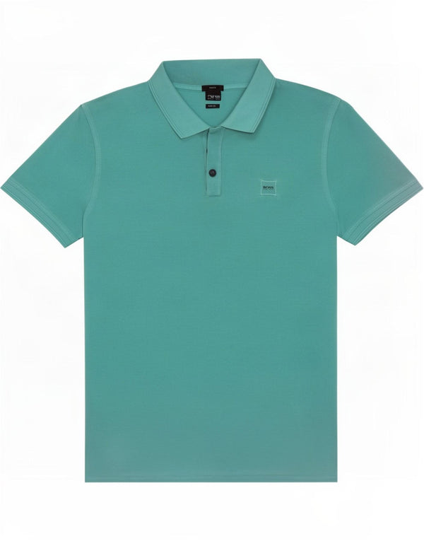 Muška uska polo majica Hugo Boss 3XL tirkizni pamuk