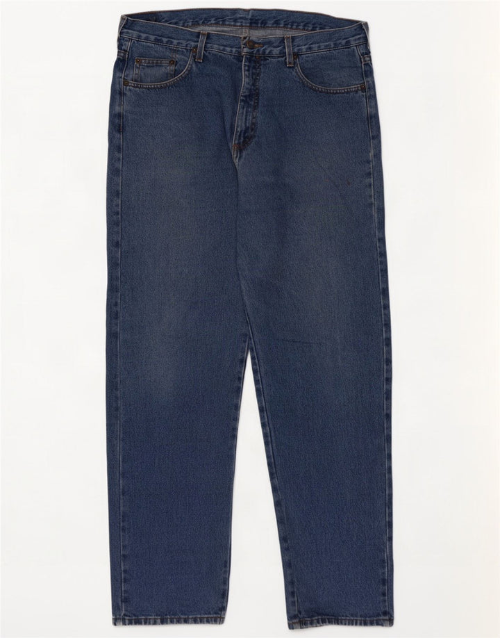 Lee Cooper muške ravne traperice W38 L32 plavi pamuk