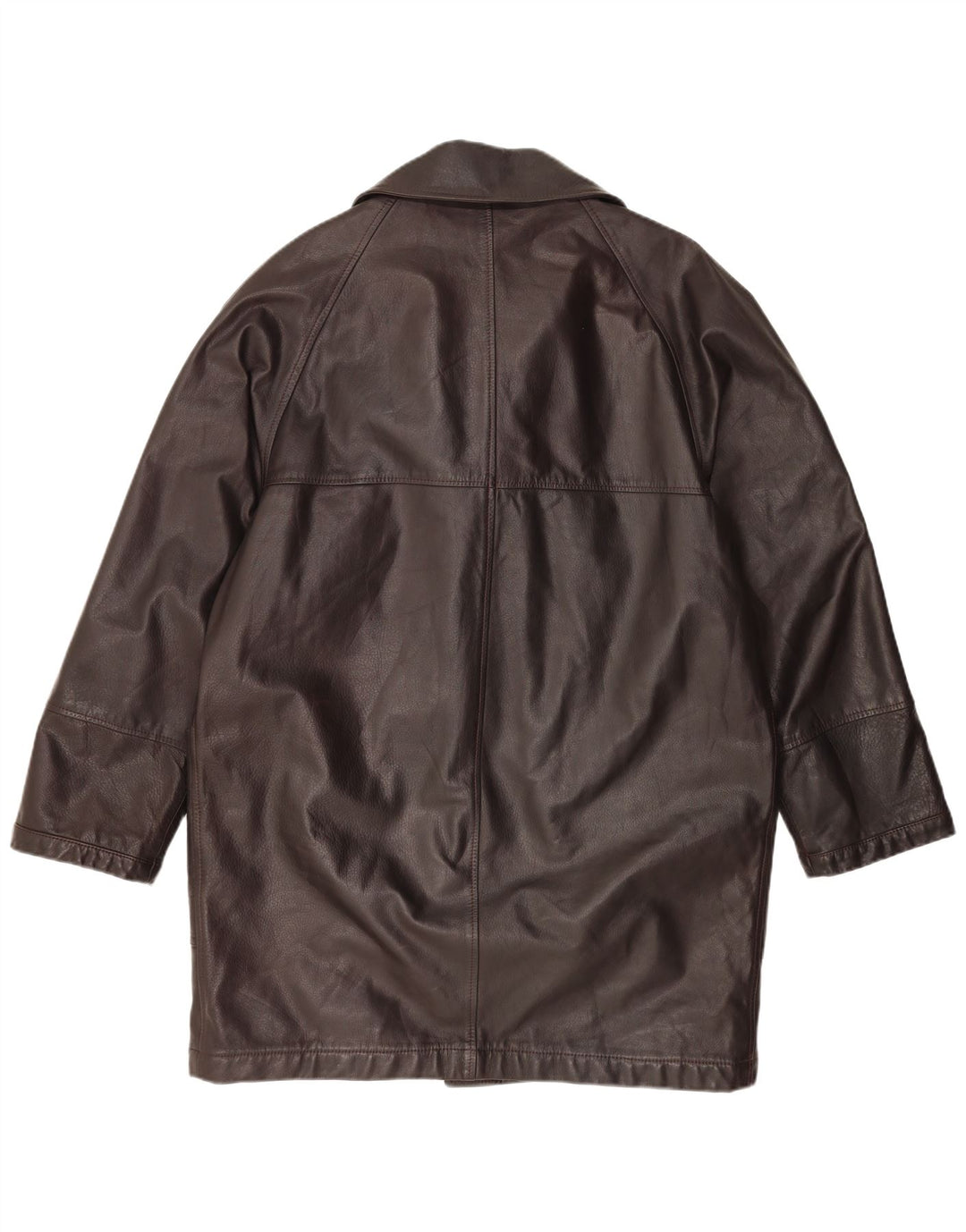 MABRUN ženski preveliki kožni kaput IT 50 XL smeđa koža