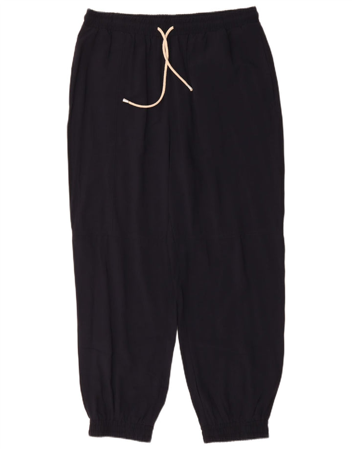 Zara ženska trenirka hlače Joggers XL tamnoplavi poliester