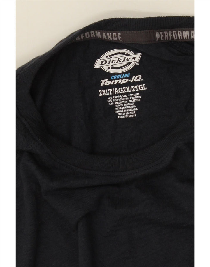 DICKIES Muška majica dugih rukava 2XL tamnoplavi pamuk