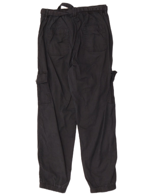 Marks & Spencer Ženske Joggers Cargo Hlače UK 10 Male W28 L27 Crne