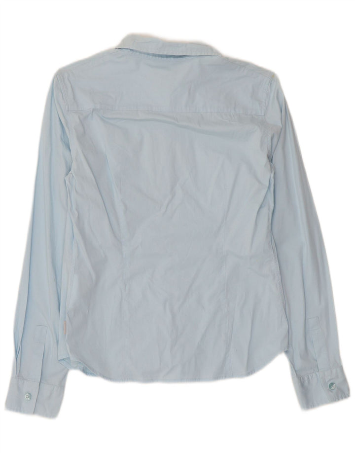 Calvin Klein Jeans Ženska košulja UK 14 Veliki plavi pamuk