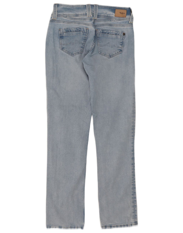 PEPE Jeans ženske ravne traperice W29 L32 plavi pamuk