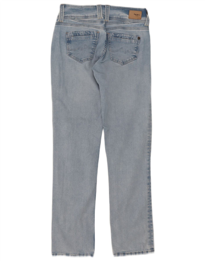 PEPE Jeans ženske ravne traperice W29 L32 plavi pamuk