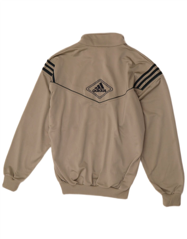 Adidas muška trenirka gornja jakna UK 38/40 srednje siva poliester u boji
