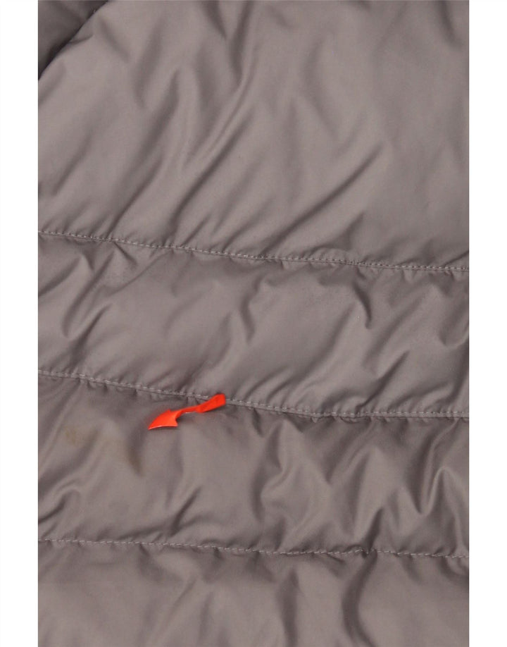 Podstavljena jakna Nike Boys s kapuljačom 10-11 godina srednje siva poliester