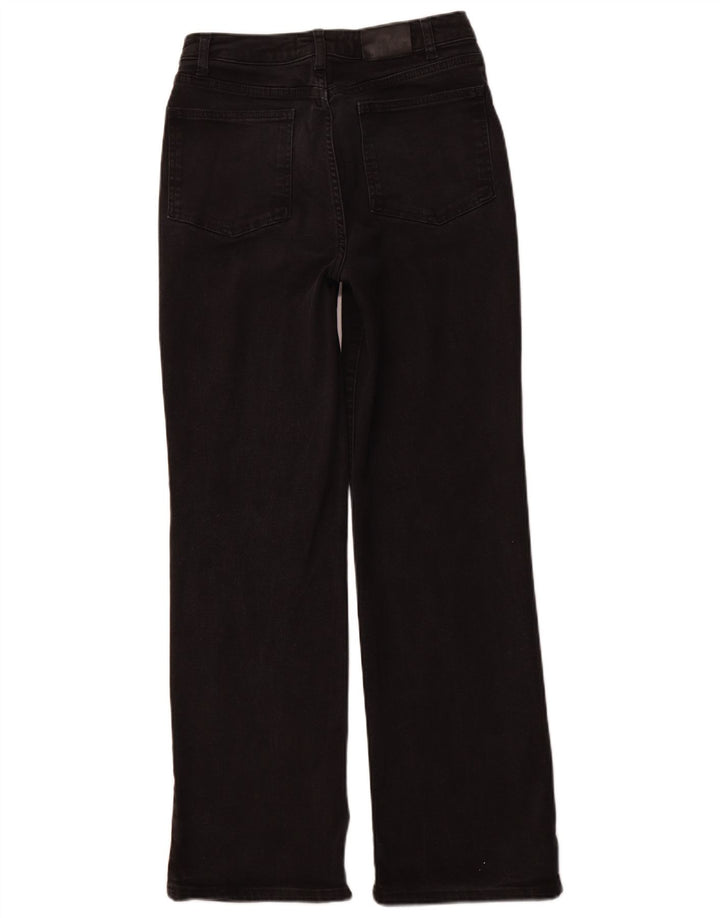 MINT VELVET Ženske ravne traperice visokog struka UK 10 male W28 L30 crne