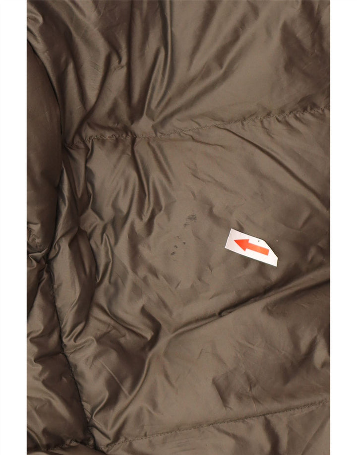 Jack Wills, ženski podstavljeni kaput s kapuljačom UK 14, veliki kaki poliester